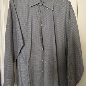 Men's Checkered Shirt - Gray